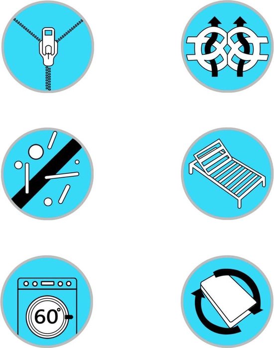 Vidaxl Matras 7 Zone 20 Cm Pocketvering H2 140x200 Cm - Wit