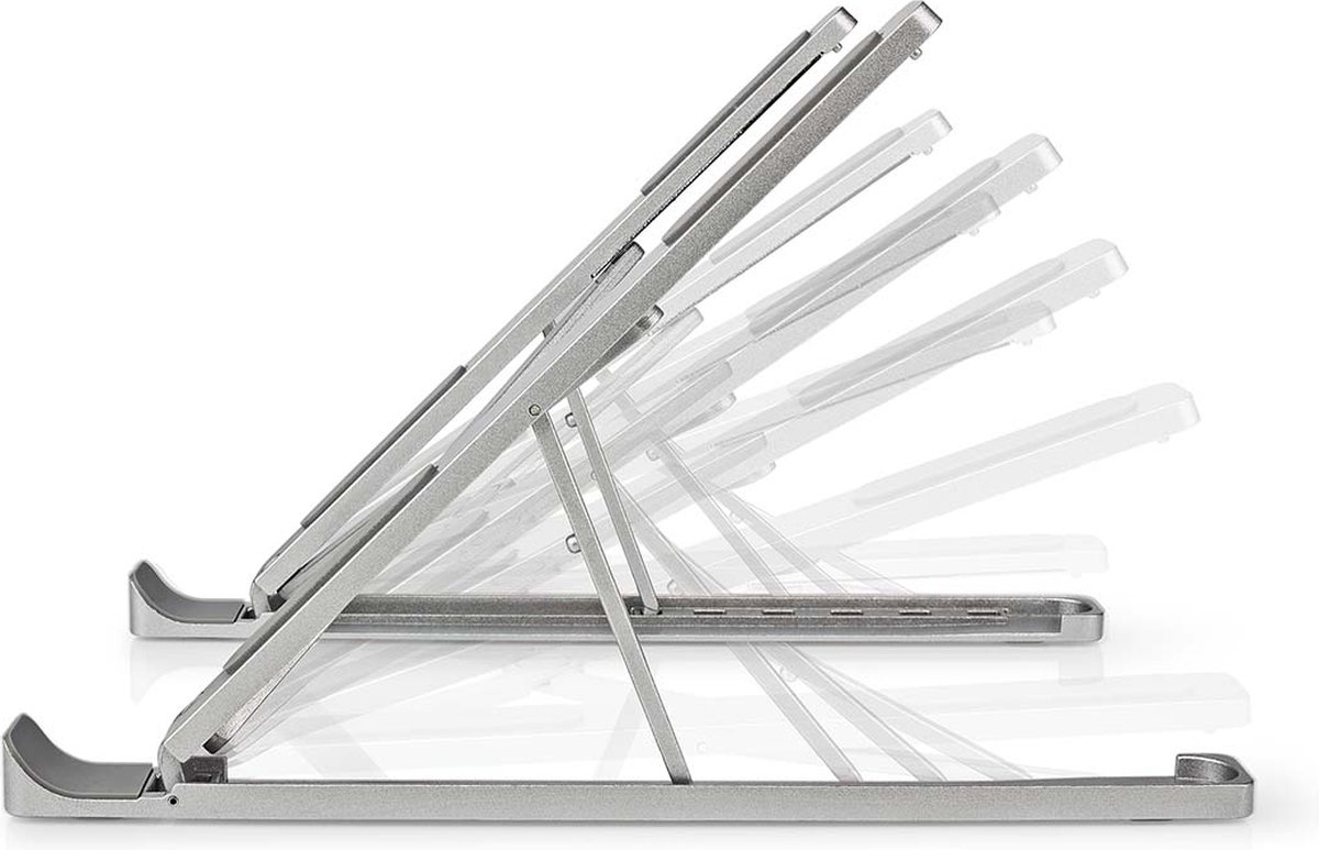 Nedis NBSTND100SI notebook standaard inklapbaar