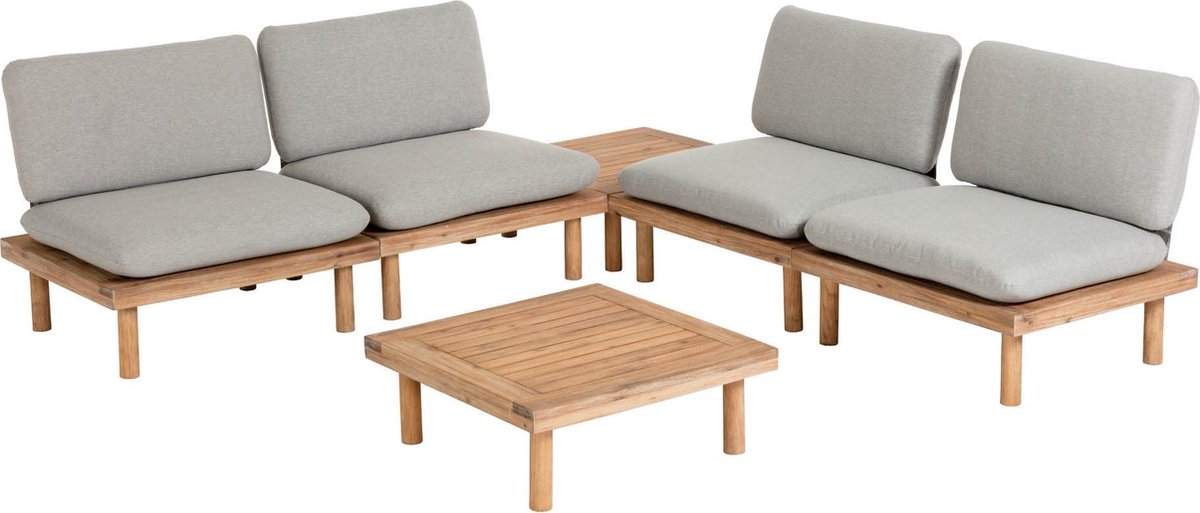 Kave Home Viridis Loungeset - 4 personen - Bruin