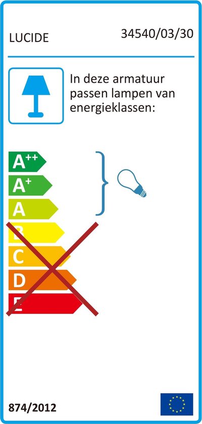 Lucide Mirasol Tafellamp G9/3x7w Marmer - Zwart