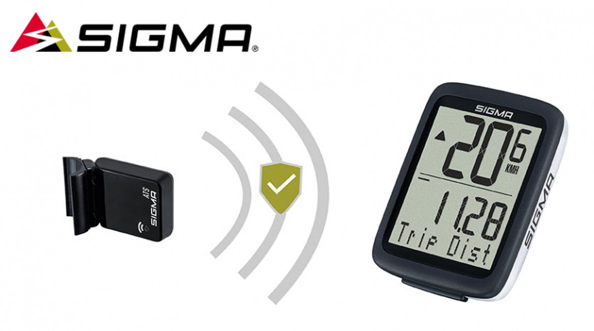 Sigma Fietscomputer BC 10.0 WL ATS - Zwart