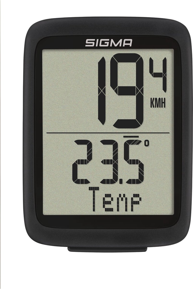 Sigma Fietscomputer BC 10.0 WL ATS - Zwart