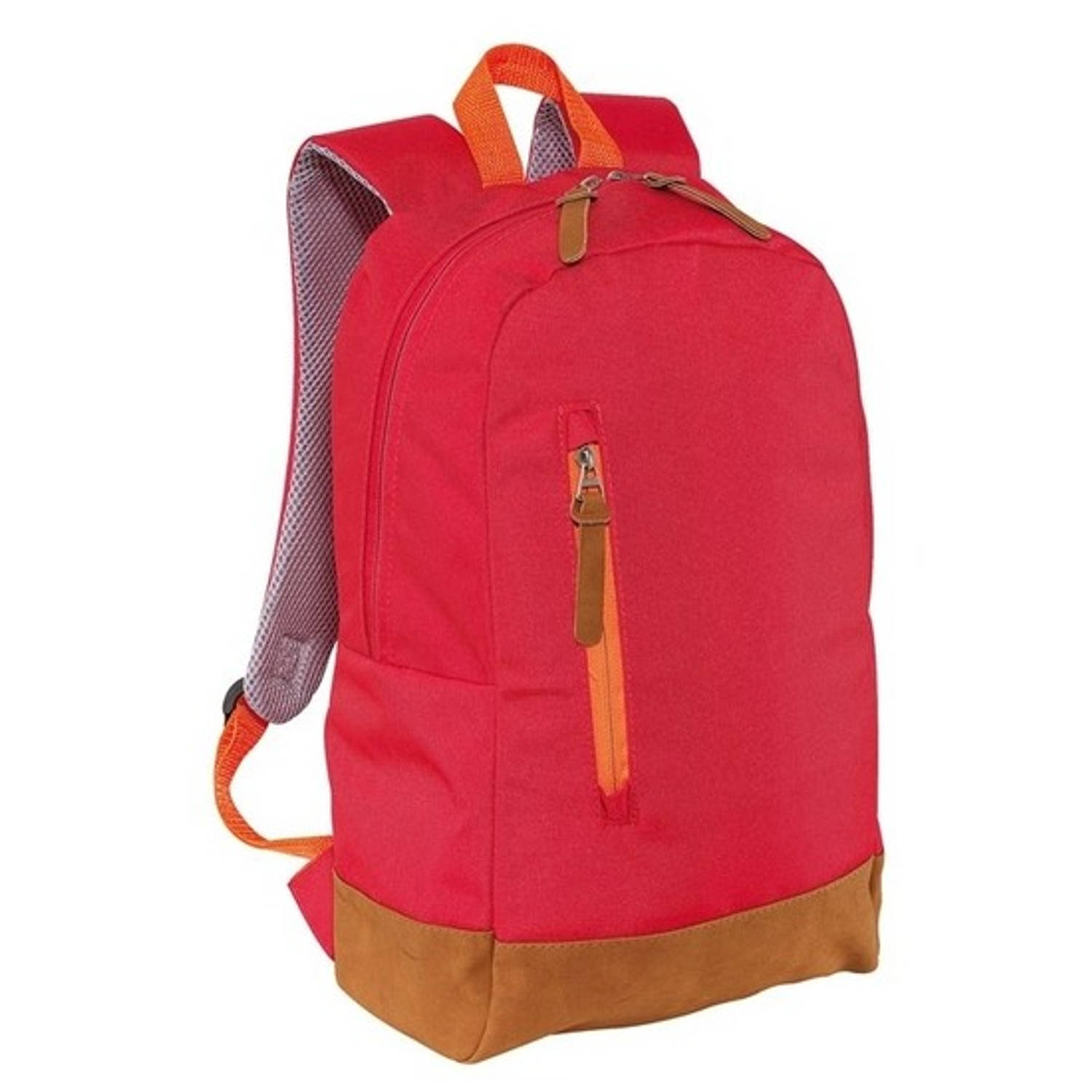 Allround Rugzak/rugtas 45 Cm - A4-formaat - Schooltas/boekentas - Rood