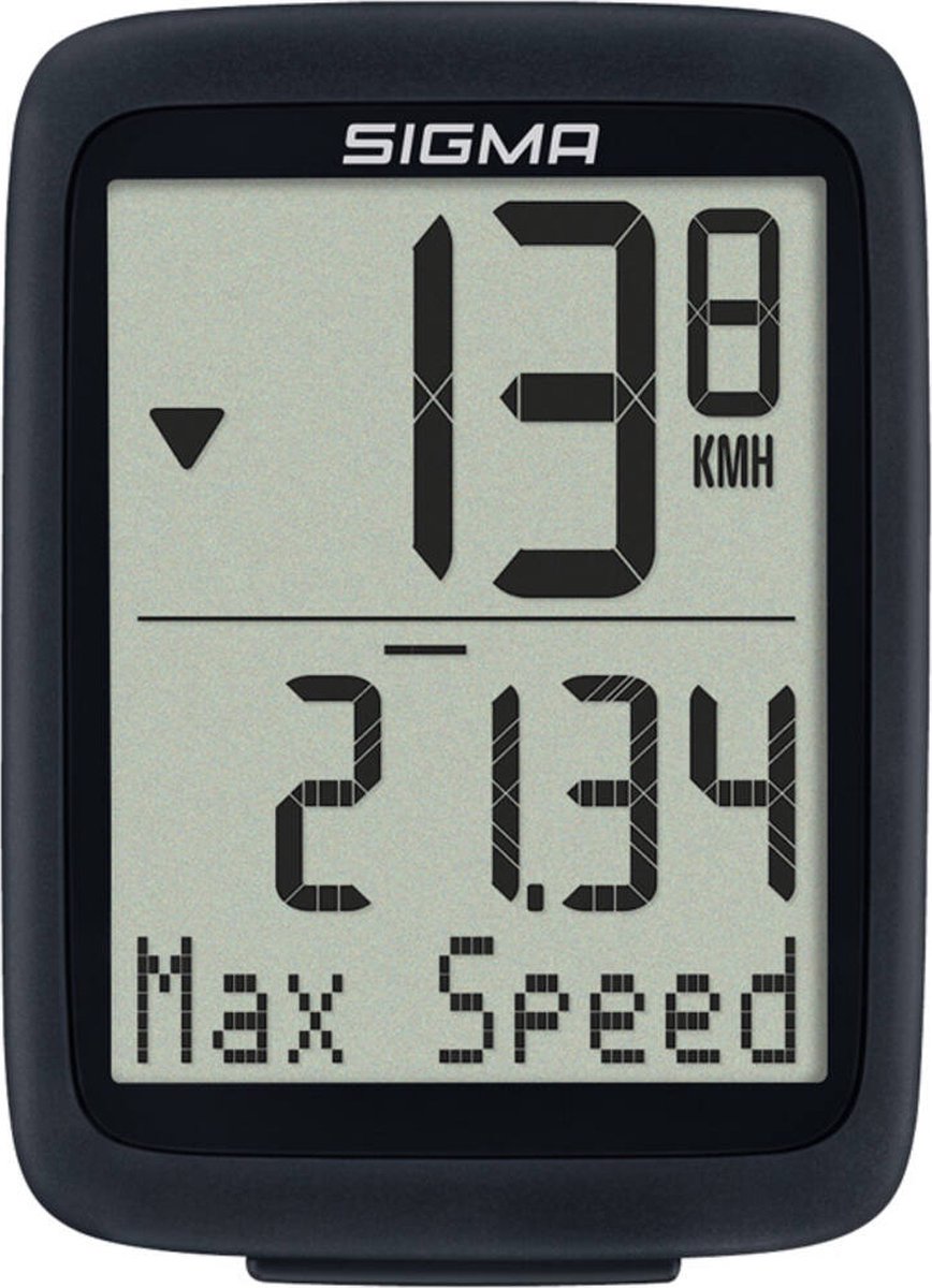 Sigma Fietscomputer BC 10.0 WR - Zwart