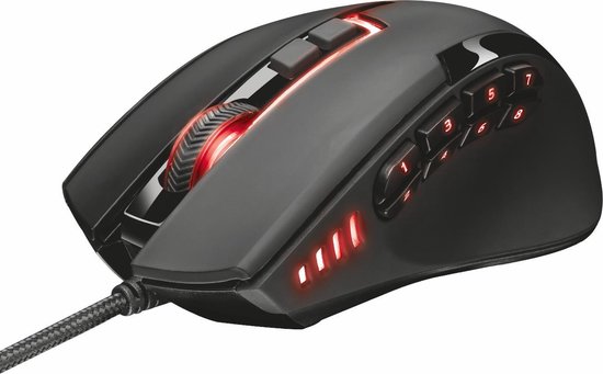 Trust GXT 164 Sikanda - Gamingmuis – MMO - Negro