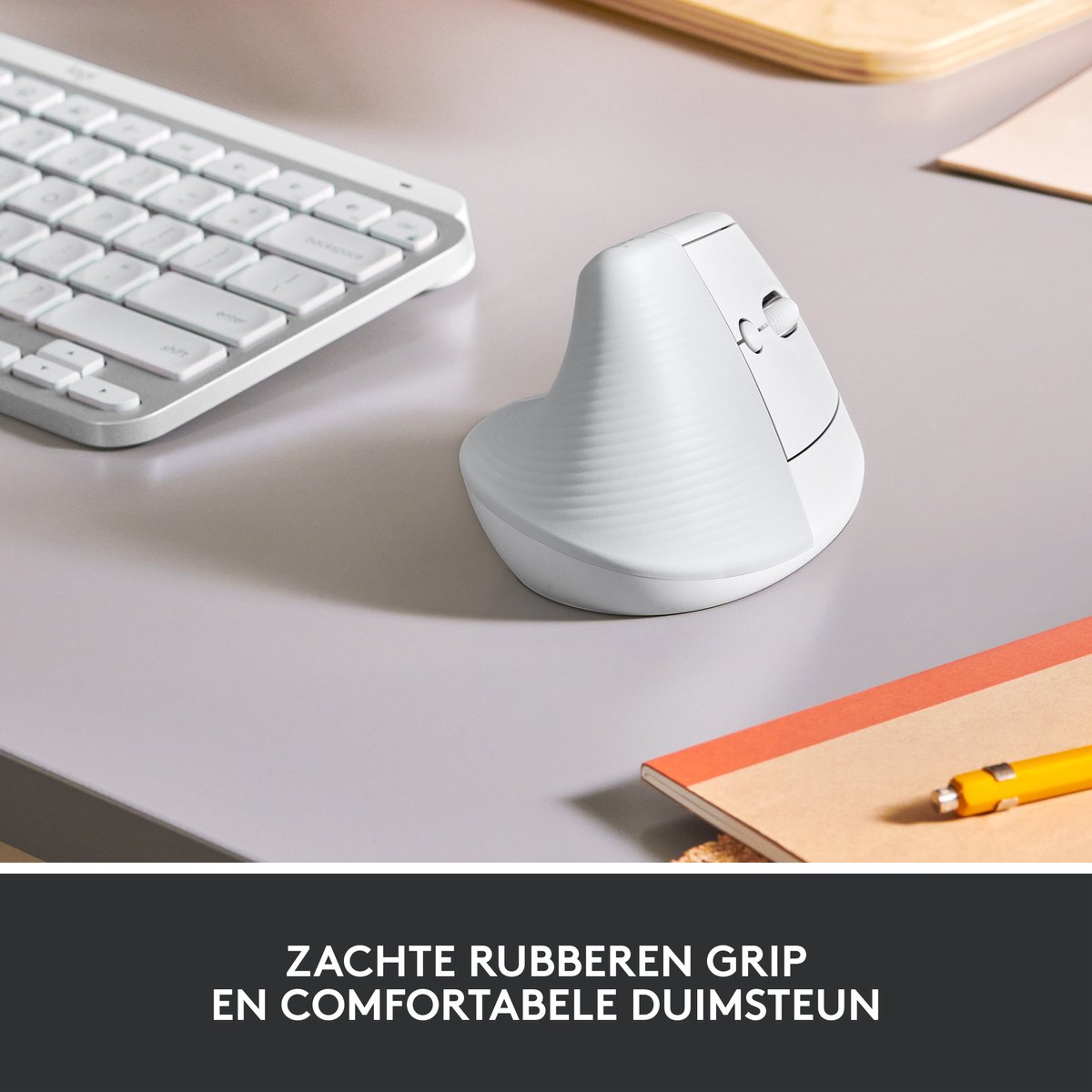 Logitech Lift Verticale Ergonomische Muis Linkshandig - Zwart