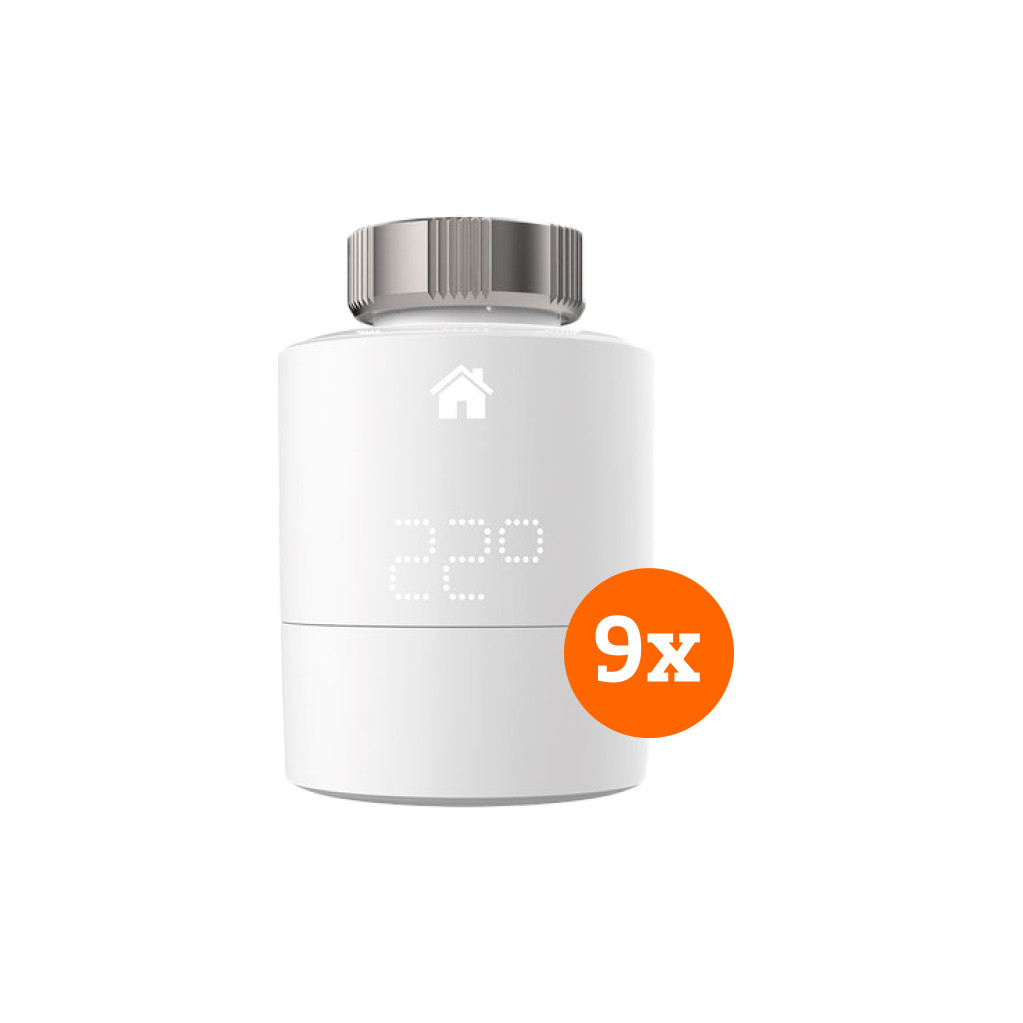 Tado Slimme Radiator Thermostaat 9-Pack (uitbreiding)