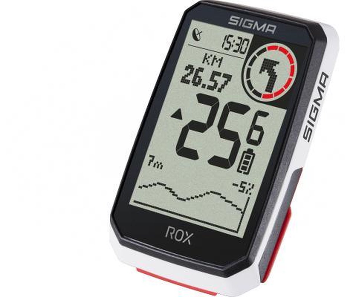 Sigma GPS Fietscomputer ROX 4.0 GPS HR + CADANS set met overclamp...