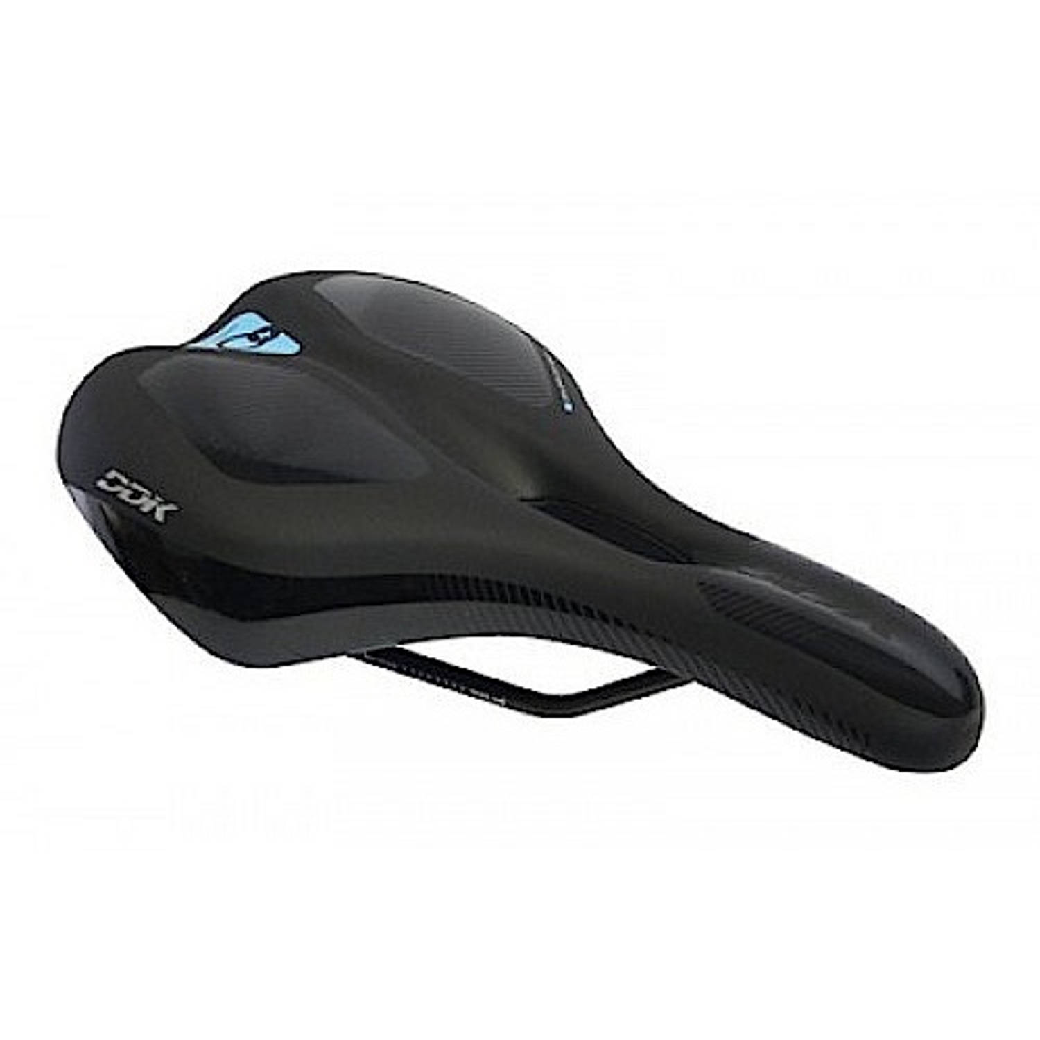 Cycle Tech Zadel Comfort Plus Ergo Sport Heren 170 Mm - Zwart