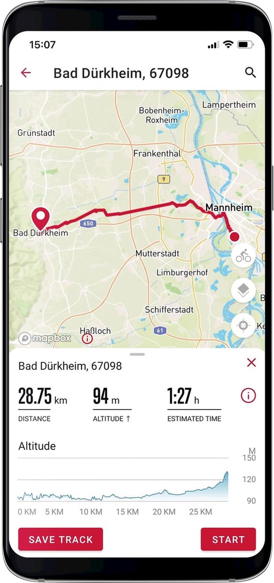 Sigma GPS Fietscomputer ROX 4.0 GPS met standaard stuurhouder wit