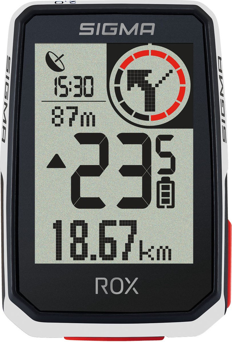 Sigma GPS Fietscomputer ROX 2.0 GPS met overclamp Butler...