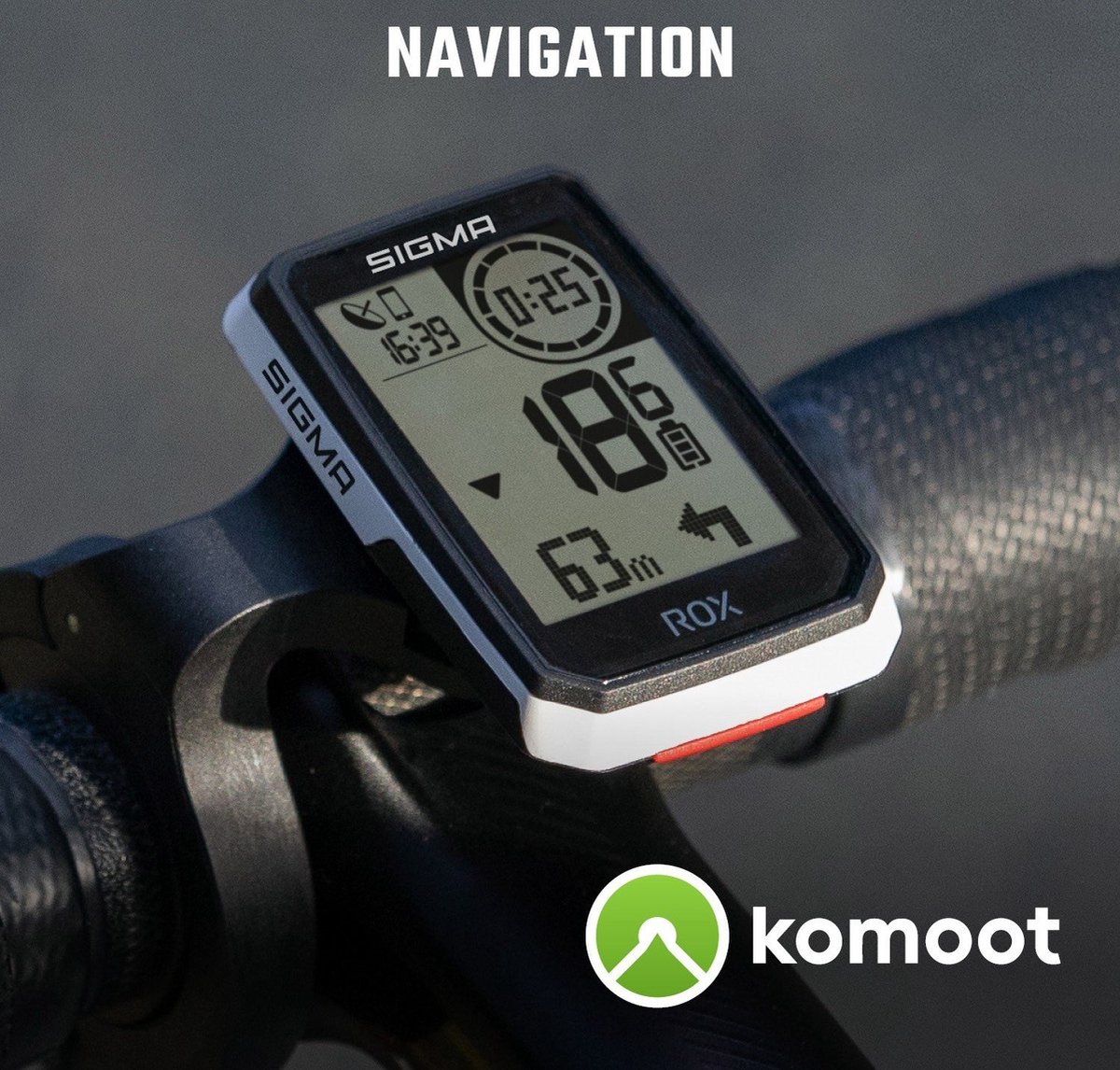 Sigma GPS Fietscomputer ROX 2.0 GPS met overclamp Butler...