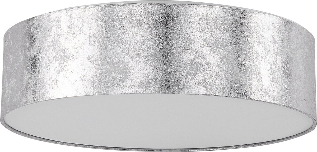 Beliani Rena Hanglamp Polykatoen 45 X 45 Cm - Silver