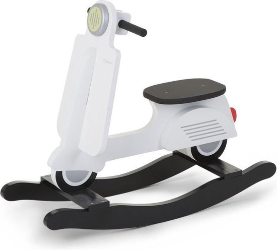 Childhome Hobbelfiguur Scooter 69 Cm - Wit