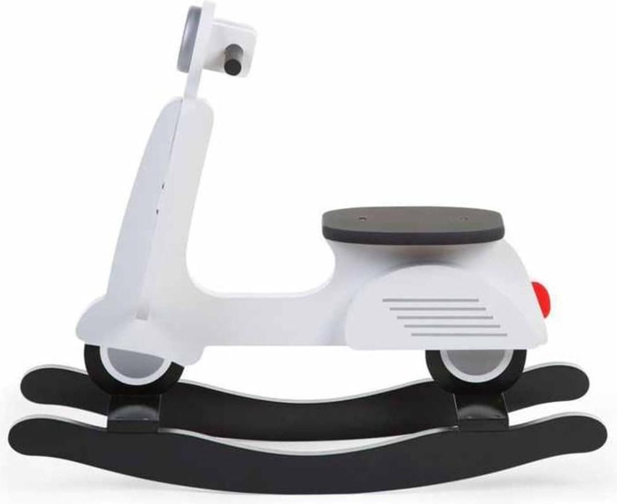 Childhome Hobbelfiguur Scooter 69 Cm - Wit