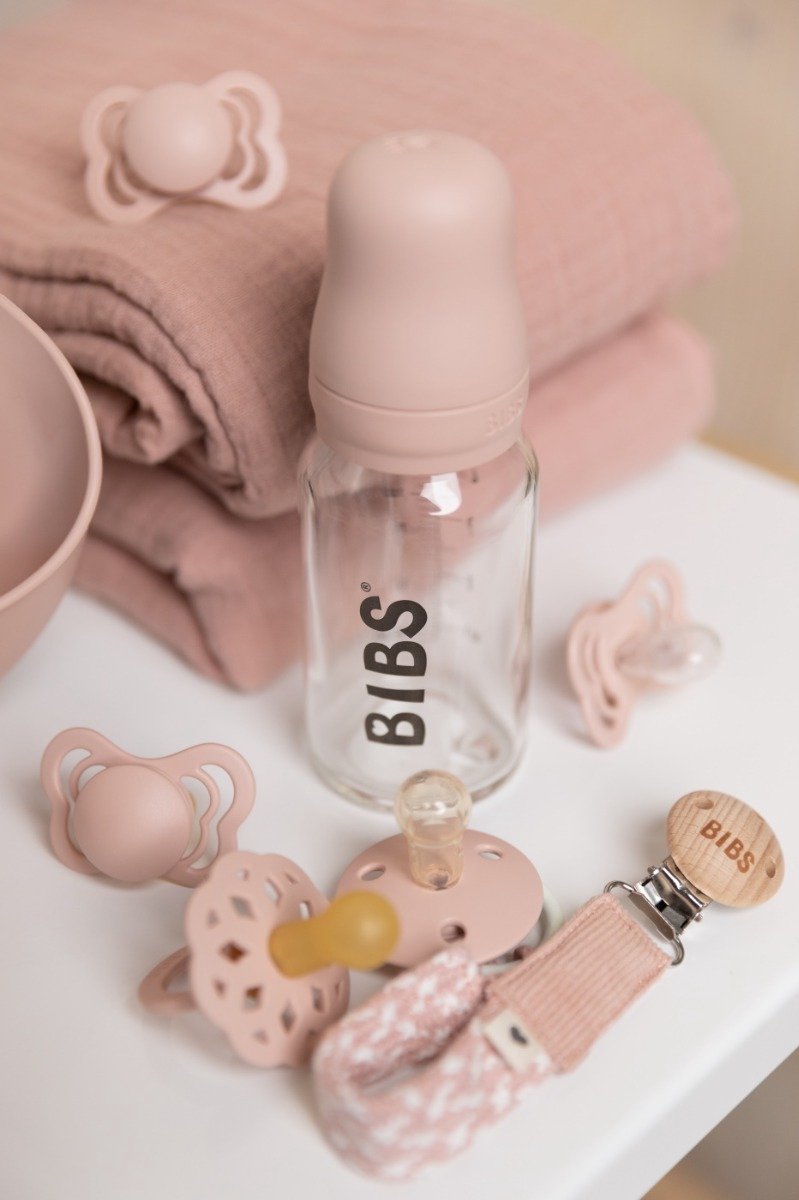 BIBS Fles Glas Blush 110ml