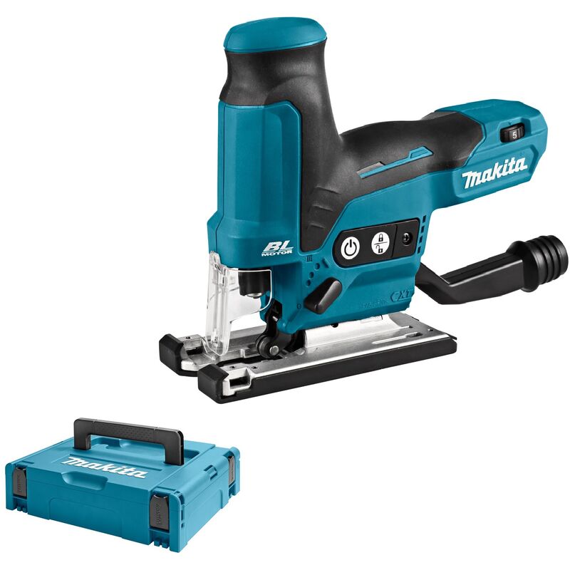 Makita JV102DZJ 10.8V Li-Ion Batería Sierra de Calar cuerpo en Mbox - T-asa - variable - sin escobillas