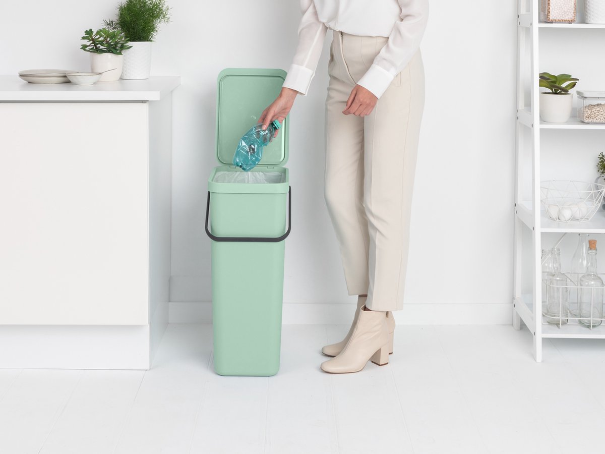 Brabantia Sort & Go 40 Liter Jade Green - Groen