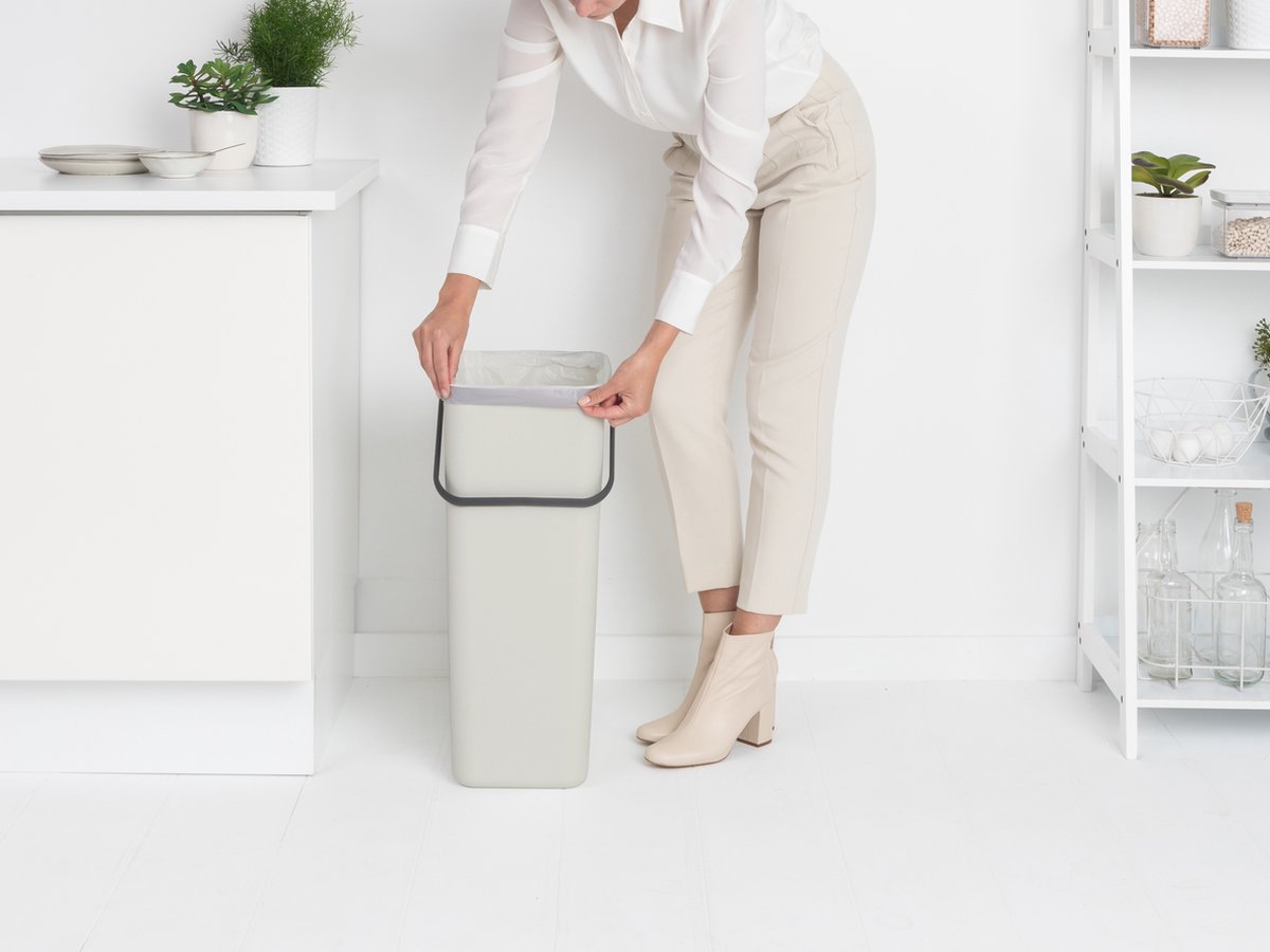 Brabantia Sort & Go 40 Liter Light Grey - Grijs