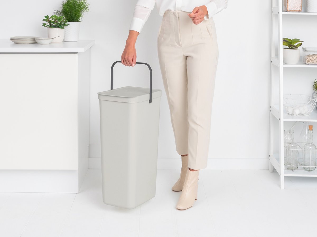 Brabantia Sort & Go 40 Liter Light Grey - Grijs
