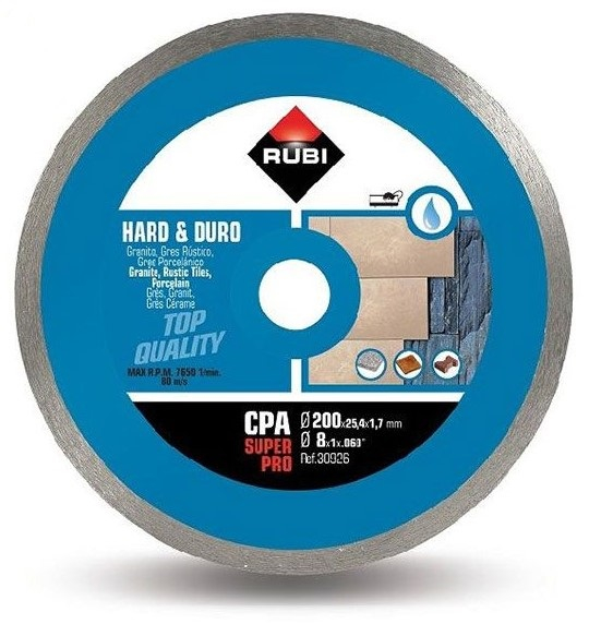 Rubi CPA 200 superpro diamantzaagblad | 200 x 1,7 x 25,4 mm