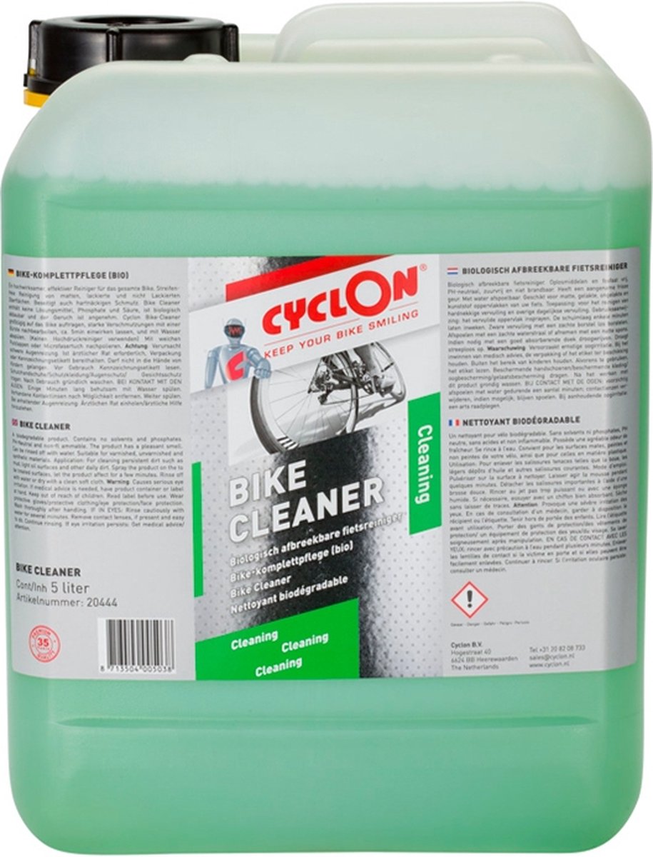 Cyclon Bike Cleaner can 5 ltr - Groen
