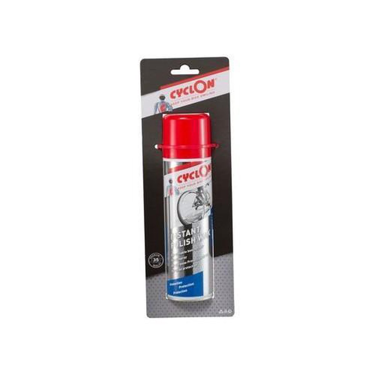 Cyclon Instant Polish wax 250ml - Grijs