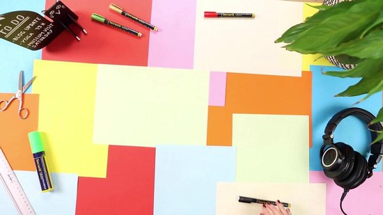 Securit Krijtmarker Medium, Etui Van 8 Stuks In Geassorteerde Kleuren