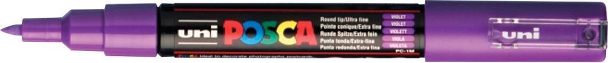 Posca Uni-ball Paint Marker Op Waterbasis Pc-1mc - Paars