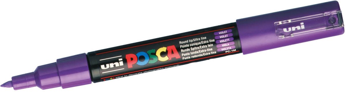 Posca Uni-ball Paint Marker Op Waterbasis Pc-1mc - Paars