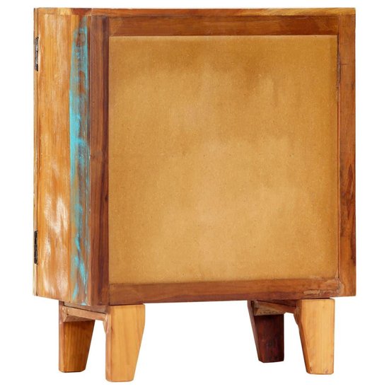 Vidaxl Dressoir Handgesneden 60x30x75 Cm Massief Gerecycled Hout