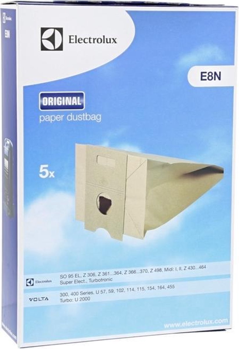 Electrolux Stofzuigerzakken E8n 5 Stuks
