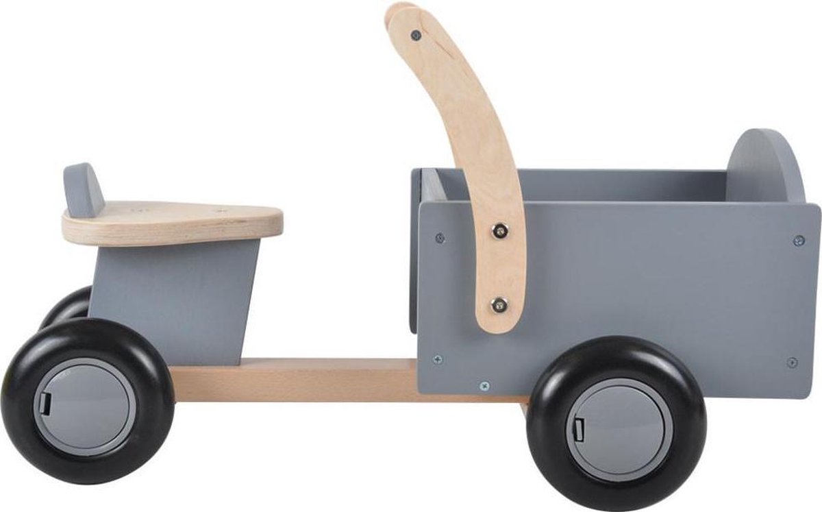 Bandits and Angels - Houten Bakfiets Litte Rider Grey - Grijs