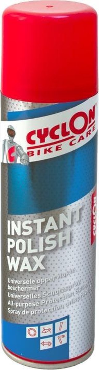 Cyclon Instant Polish wax 250ml - Blauw