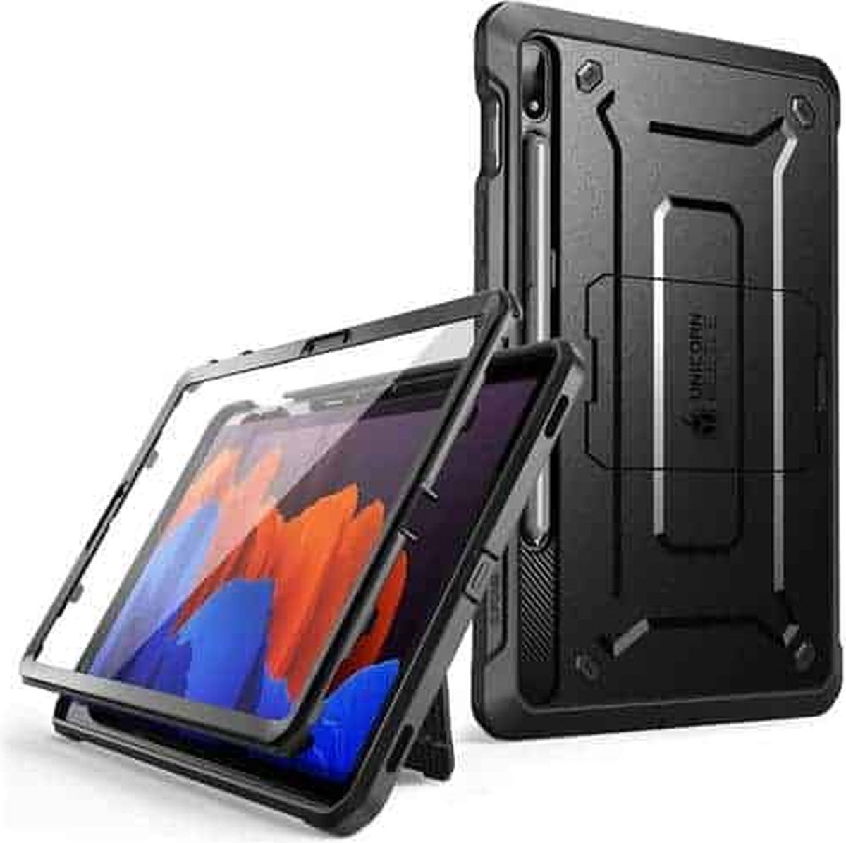 Supcase Fullcover hoes Samsung Tab S8 - 11 inch - Zwart