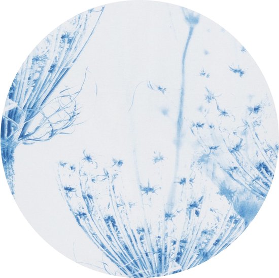 Brabantia Strijkplank C Met Solide Stoomunithouder - 124x45 Cm - Cotton Flower - Blauw