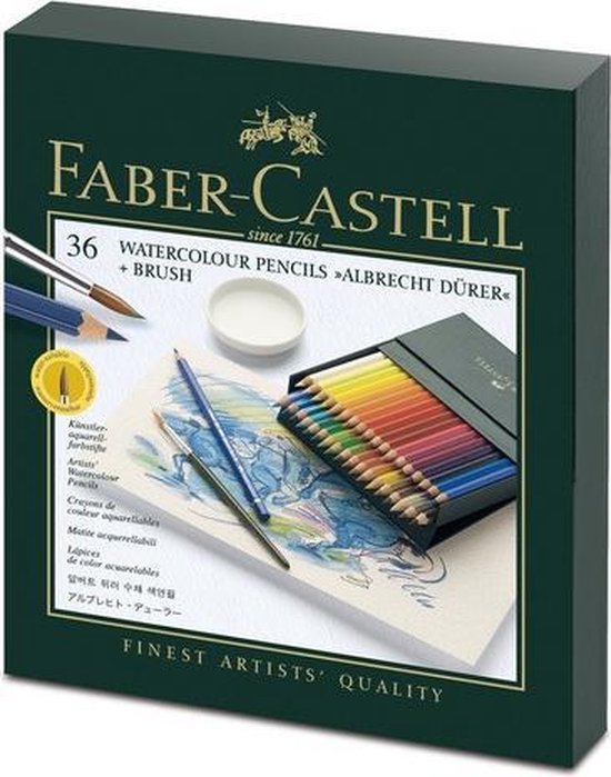 Faber Castell Aquarelpotlood Faber-castell Albrecht Dürer Studiobox à 36 Stuks