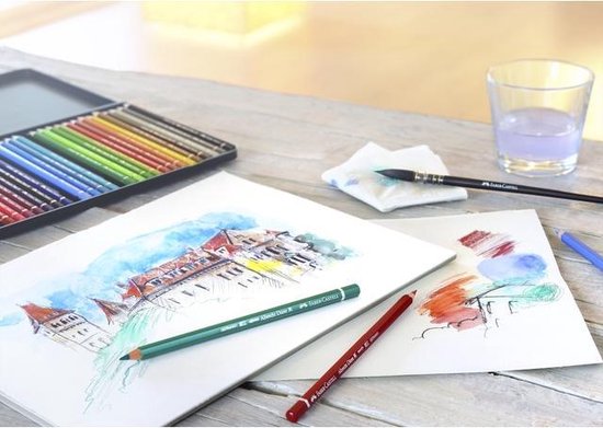 Faber Castell Aquarelpotlood Faber-castell Albrecht Dürer Etui à 12 Stuks
