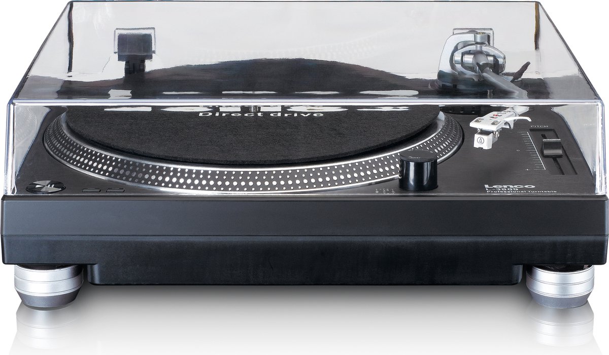 Lenco platenspeler L-3809BK - Zwart