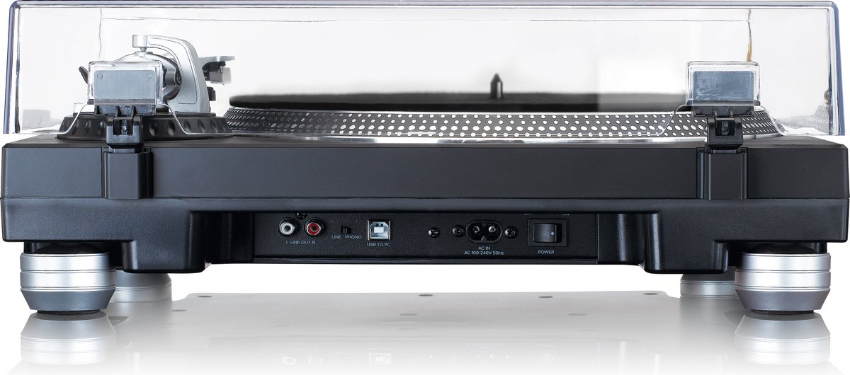 Lenco platenspeler L-3809BK - Zwart