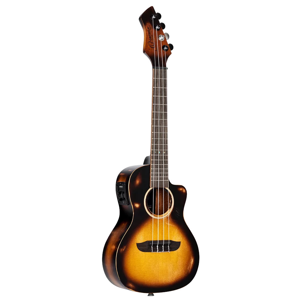 Ortega DSSUITE-UKE The Private Room Concert Ukulele Tobacco Burst E/A concert ukelele met gigbag