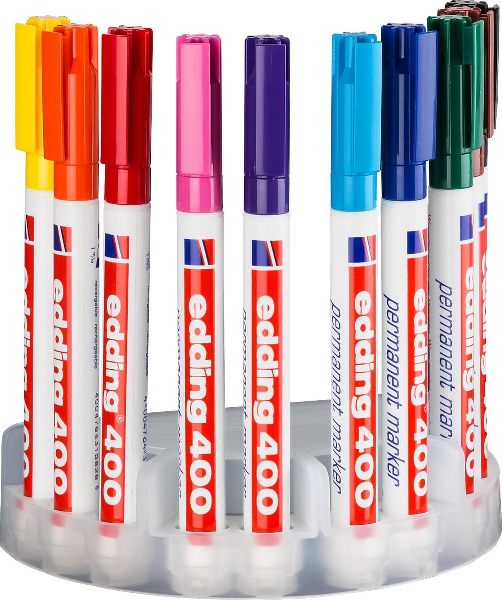 Edding 400 Permanent Marker 10 Stuk Assorti