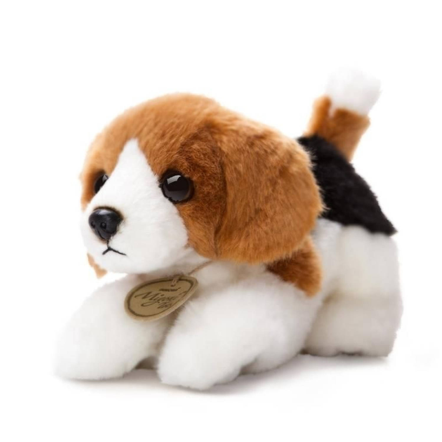 Aurora Knuffel Mini Yoni Beagle/wit 20 Cm - Bruin