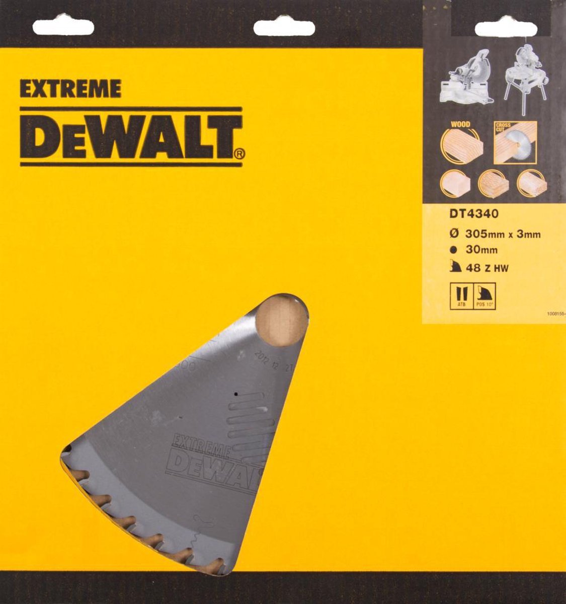 DeWalt Blade de sierra circular estacionaria - Secciones transversales universales DT4340