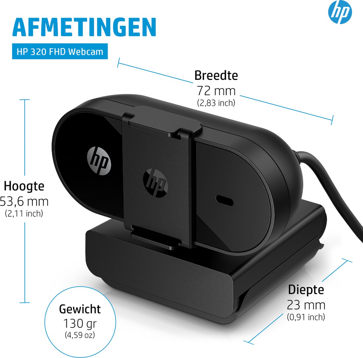 HP 320 FullHD Webcam