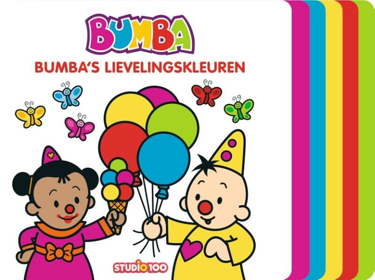 Studio 100 Bumba : kartonboek met trapjes - Bumba's lievelingskleuren