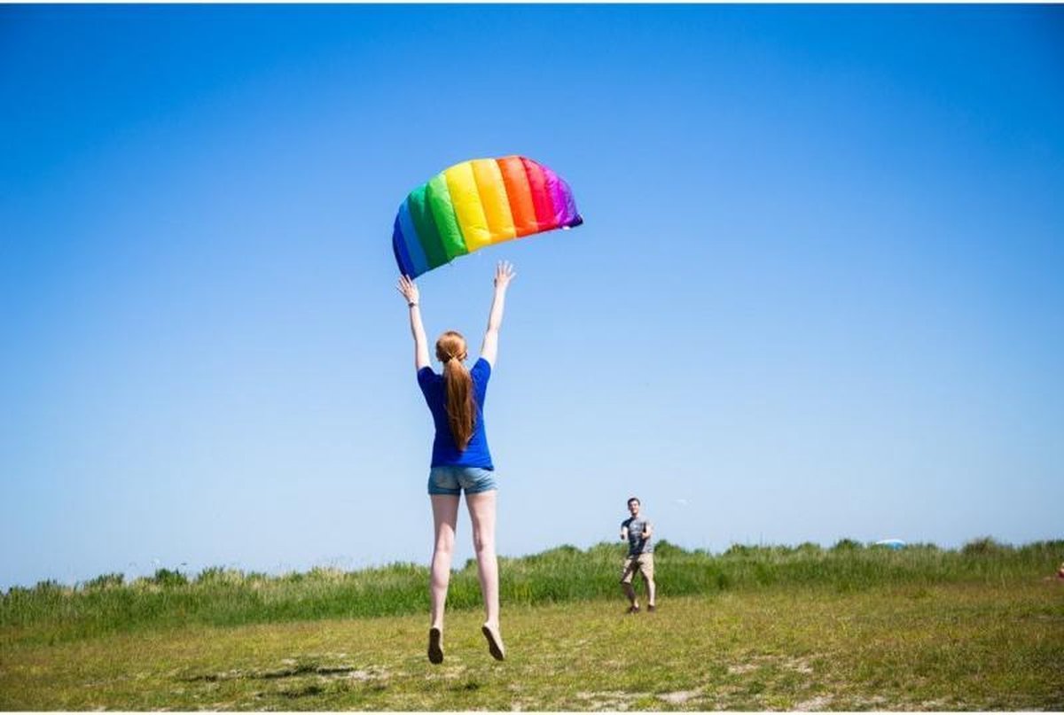 Invento Tweelijnsmatrasvlieger Symphony Beach Iii 2.2 Rainbow 220 Cm