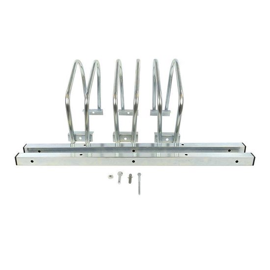 PROPLUS Fietsenrek Voor Drie Fietsen - Silver