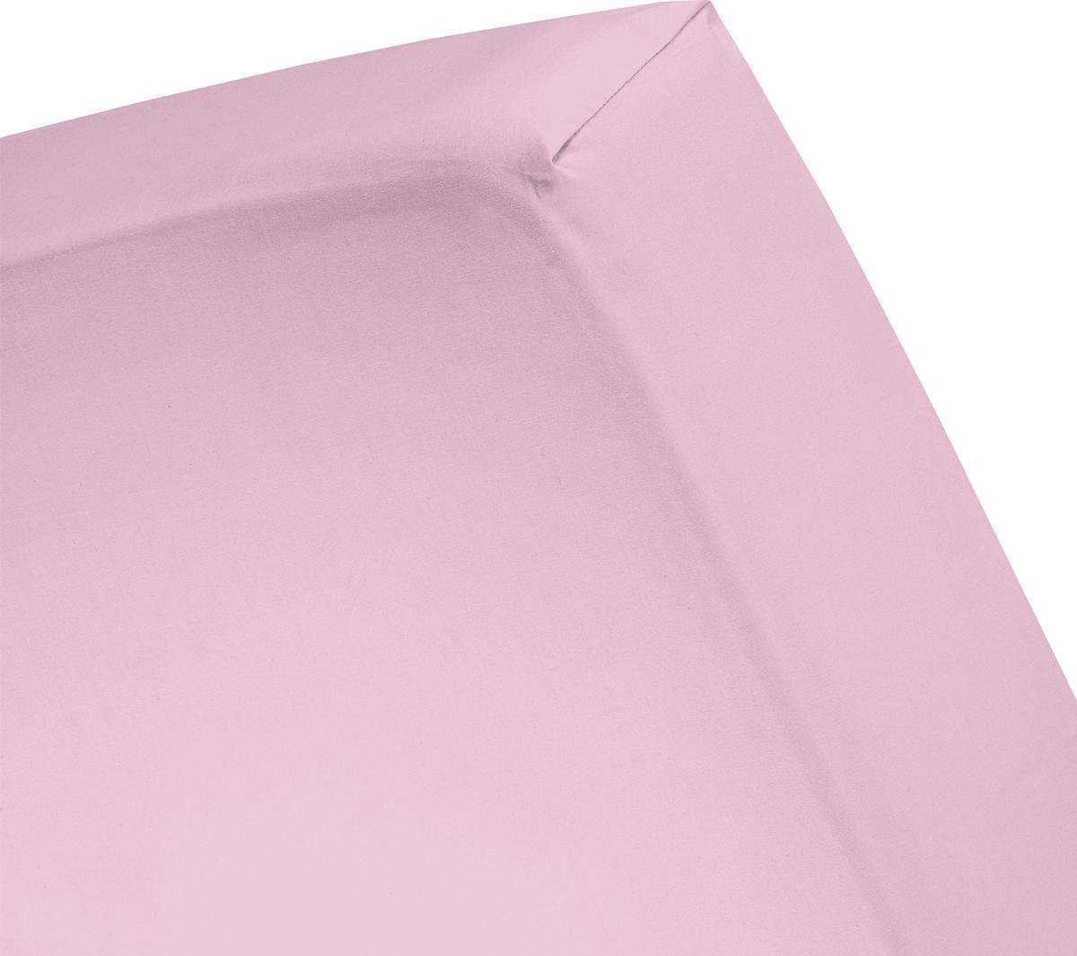 Cinderella Basic Percaline Katoen Hoeslaken - 100% Percaline Katoen - 1-persoons (70x200 Cm) - Candy - Roze