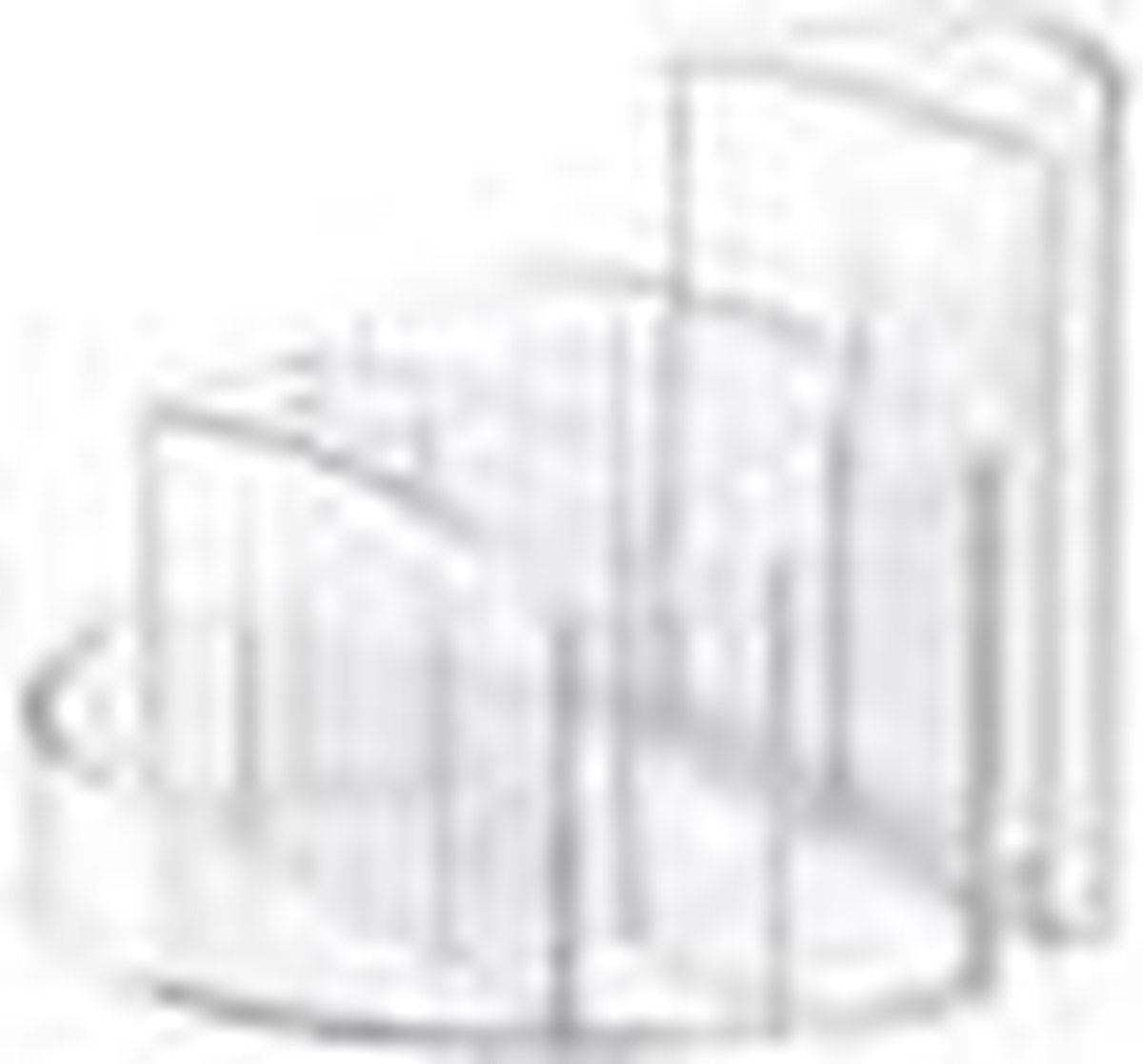 HAN Bureaustandaard Rondo Transparant - Wit